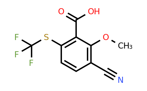 1807086-60-7 | 3-Cyano-2-methoxy-6-(trifluoromethylthio)benzoic acid