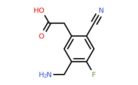 1807088-22-7 | 5-Aminomethyl-2-cyano-4-fluorophenylacetic acid