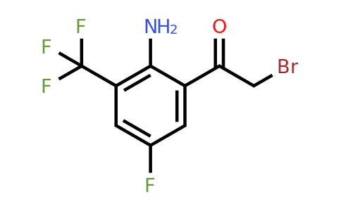 1807088-49-8 | 2'-Amino-5'-fluoro-3'-(trifluoromethyl)phenacyl bromide