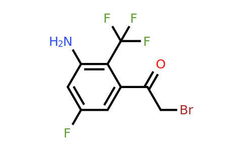 1807088-58-9 | 3'-Amino-5'-fluoro-2'-(trifluoromethyl)phenacyl bromide