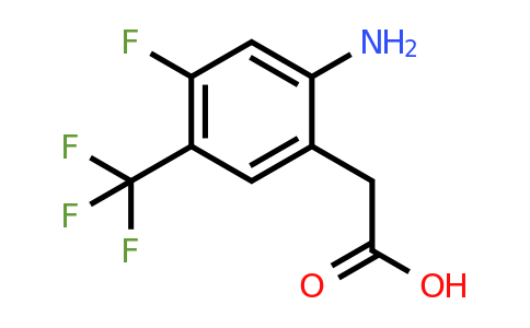 1807088-77-2 | 2-Amino-4-fluoro-5-(trifluoromethyl)phenylacetic acid