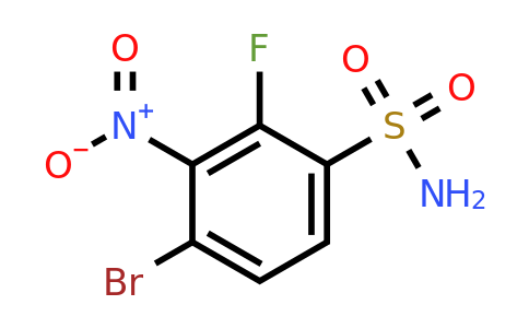 1807089-18-4 | 4-Bromo-2-fluoro-3-nitrobenzenesulfonamide