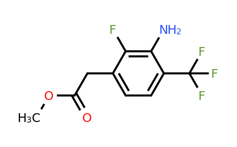 1807089-30-0 | Methyl 3-amino-2-fluoro-4-(trifluoromethyl)phenylacetate