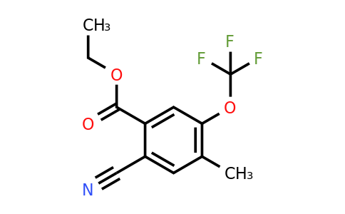 1807090-23-8 | Ethyl 2-cyano-4-methyl-5-(trifluoromethoxy)benzoate