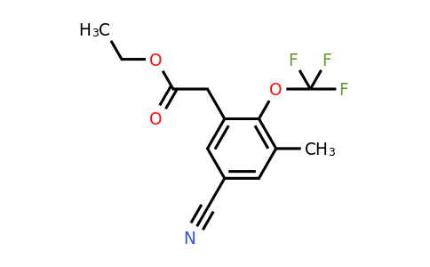 1807090-62-5 | Ethyl 5-cyano-3-methyl-2-(trifluoromethoxy)phenylacetate