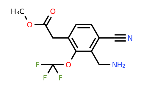 1807091-10-6 | Methyl 3-aminomethyl-4-cyano-2-(trifluoromethoxy)phenylacetate