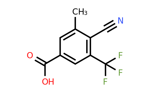 1807091-11-7 | 4-Cyano-3-methyl-5-(trifluoromethyl)benzoic acid