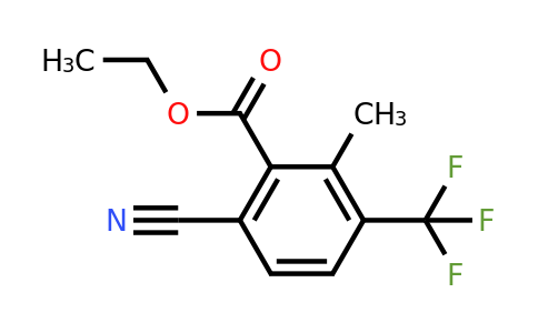 1807091-29-7 | Ethyl 6-cyano-2-methyl-3-(trifluoromethyl)benzoate