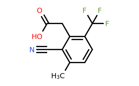 1807091-46-8 | 2-Cyano-3-methyl-6-(trifluoromethyl)phenylacetic acid