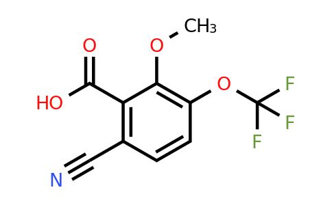 1807091-68-4 | 6-Cyano-2-methoxy-3-(trifluoromethoxy)benzoic acid