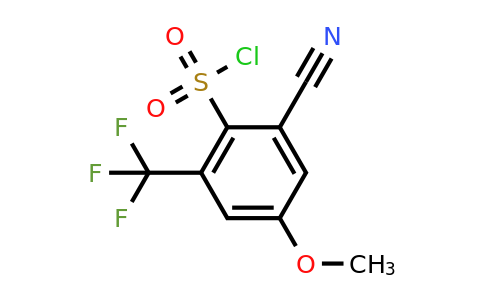 1807091-94-6 | 2-Cyano-4-methoxy-6-(trifluoromethyl)benzenesulfonylchloride