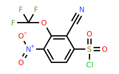 1807092-15-4 | 2-Cyano-4-nitro-3-(trifluoromethoxy)benzenesulfonylchloride