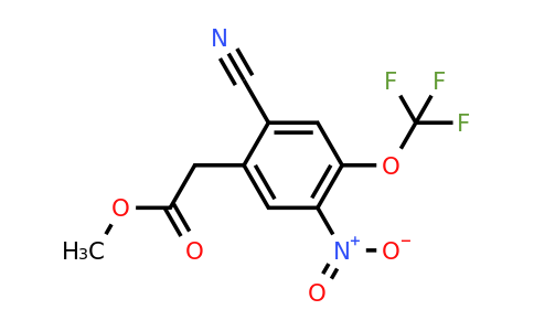 1807092-47-2 | Methyl 2-cyano-5-nitro-4-(trifluoromethoxy)phenylacetate
