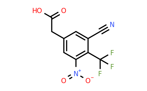 1807092-61-0 | 3-Cyano-5-nitro-4-(trifluoromethyl)phenylacetic acid