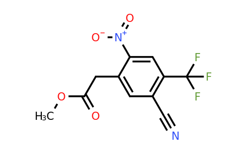 1807092-68-7 | Methyl 5-cyano-2-nitro-4-(trifluoromethyl)phenylacetate
