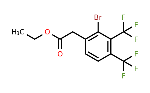 1807094-25-2 | Ethyl 3,4-bis(trifluoromethyl)-2-bromophenylacetate