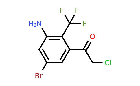 1807094-34-3 | 3'-Amino-5'-bromo-2'-(trifluoromethyl)phenacyl chloride