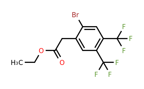 1807094-36-5 | Ethyl 4,5-bis(trifluoromethyl)-2-bromophenylacetate