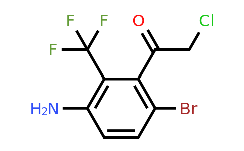 1807094-40-1 | 3'-Amino-6'-bromo-2'-(trifluoromethyl)phenacyl chloride