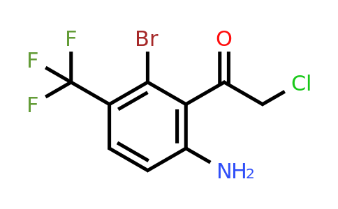 1807094-71-8 | 6'-Amino-2'-bromo-3'-(trifluoromethyl)phenacyl chloride