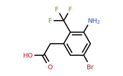 1807094-76-3 | 3-Amino-5-bromo-2-(trifluoromethyl)phenylacetic acid