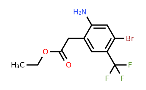 1807094-97-8 | Ethyl 2-amino-4-bromo-5-(trifluoromethyl)phenylacetate