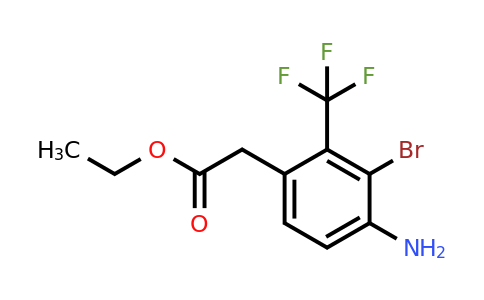 1807095-18-6 | Ethyl 4-amino-3-bromo-2-(trifluoromethyl)phenylacetate