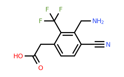 1807095-20-0 | 3-Aminomethyl-4-cyano-2-(trifluoromethyl)phenylacetic acid