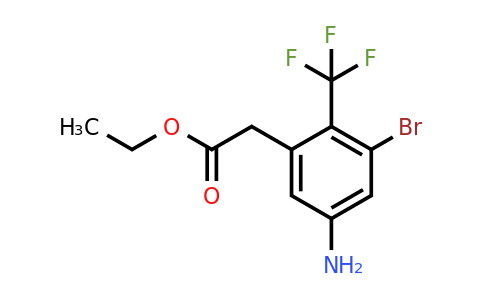 1807095-24-4 | Ethyl 5-amino-3-bromo-2-(trifluoromethyl)phenylacetate