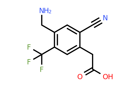 1807095-31-3 | 4-Aminomethyl-2-cyano-5-(trifluoromethyl)phenylacetic acid