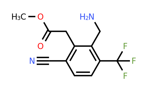 1807095-70-0 | Methyl 2-aminomethyl-6-cyano-3-(trifluoromethyl)phenylacetate