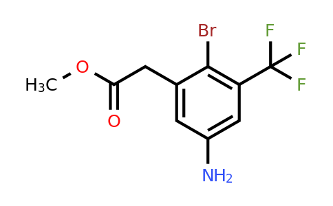 1807095-78-8 | Methyl 5-amino-2-bromo-3-(trifluoromethyl)phenylacetate