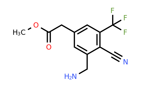 1807095-80-2 | Methyl 3-aminomethyl-4-cyano-5-(trifluoromethyl)phenylacetate