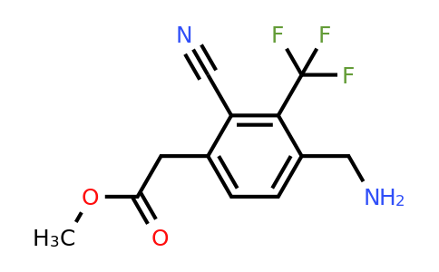 1807095-93-7 | Methyl 4-aminomethyl-2-cyano-3-(trifluoromethyl)phenylacetate