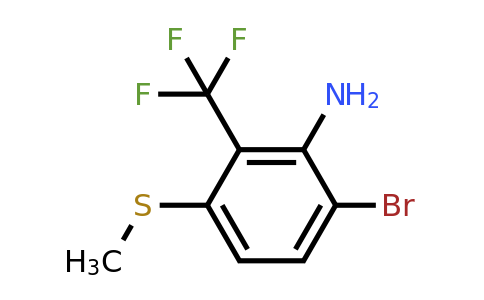 1807096-40-7 | 3-Amino-4-bromo-2-(trifluoromethyl)thioanisole