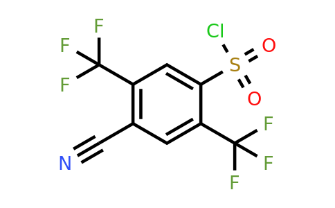 1807099-27-9 | 2,5-Bis(trifluoromethyl)-4-cyanobenzenesulfonyl chloride