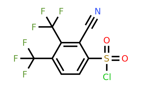 1807099-32-6 | 3,4-Bis(trifluoromethyl)-2-cyanobenzenesulfonyl chloride