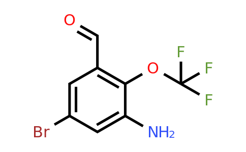 1807099-67-7 | 3-Amino-5-bromo-2-(trifluoromethoxy)benzaldehyde