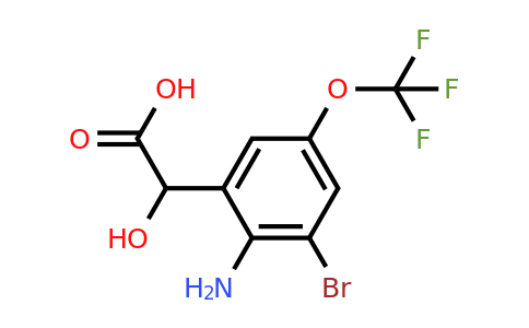 1807102-46-0 | 2-Amino-3-bromo-5-(trifluoromethoxy)mandelic acid