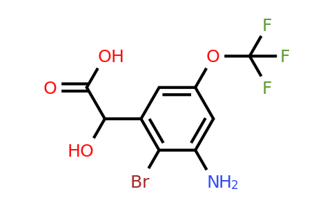 1807102-52-8 | 3-Amino-2-bromo-5-(trifluoromethoxy)mandelic acid