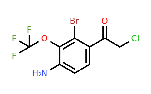 1807102-97-1 | 4'-Amino-2'-bromo-3'-(trifluoromethoxy)phenacyl chloride