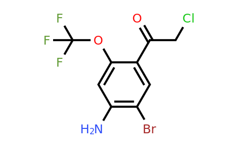 1807103-07-6 | 4'-Amino-5'-bromo-2'-(trifluoromethoxy)phenacyl chloride