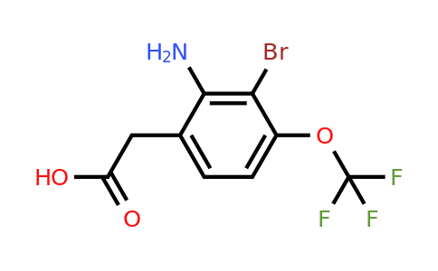 1807103-15-6 | 2-Amino-3-bromo-4-(trifluoromethoxy)phenylacetic acid