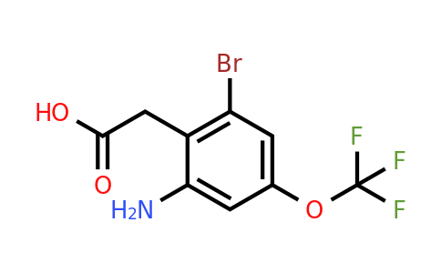 1807103-27-0 | 2-Amino-6-bromo-4-(trifluoromethoxy)phenylacetic acid