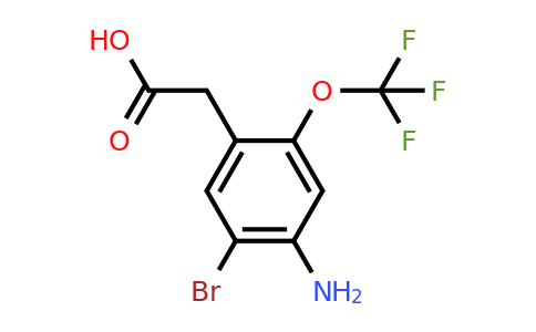 1807103-41-8 | 4-Amino-5-bromo-2-(trifluoromethoxy)phenylacetic acid