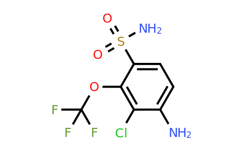 1807103-57-6 | 4-Amino-3-chloro-2-(trifluoromethoxy)benzenesulfonamide