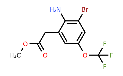 1807103-61-2 | Methyl 2-amino-3-bromo-5-(trifluoromethoxy)phenylacetate
