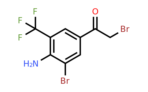 1807103-64-5 | 4'-Amino-3'-bromo-5'-(trifluoromethyl)phenacyl bromide