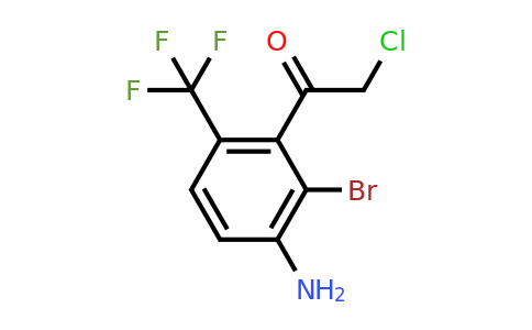 1807103-65-6 | 3'-Amino-2'-bromo-6'-(trifluoromethyl)phenacyl chloride