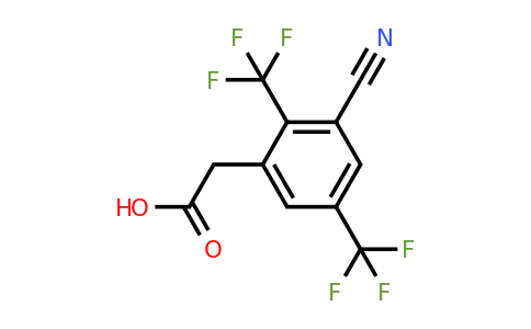 1807103-93-0 | 2,5-Bis(trifluoromethyl)-3-cyanophenylacetic acid